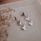 Brincos Triple Heart