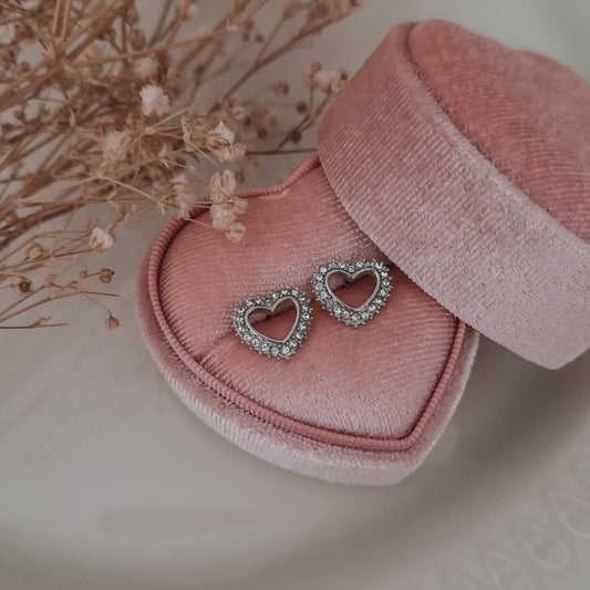 Brincos Heart Zircónias
